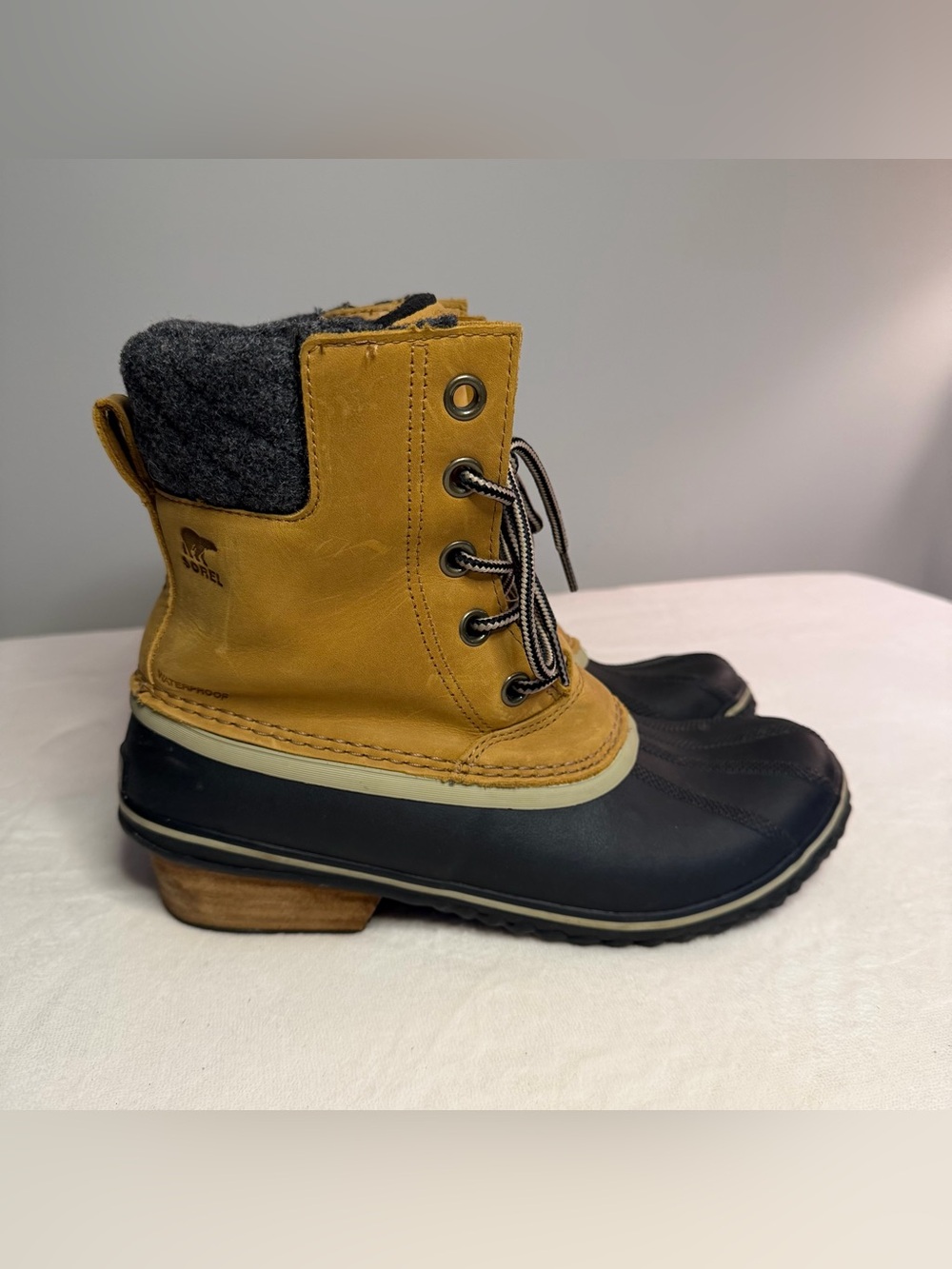 SOREL Slimpack II Lace Waterproof Duck Boots Women’s 11